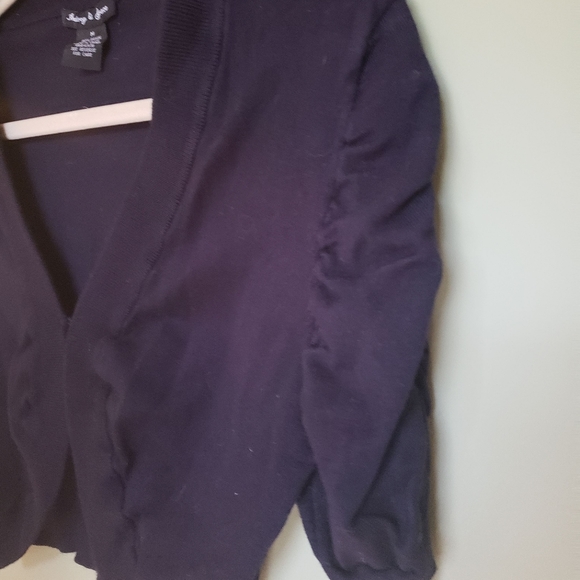 Navy Bolo Sweater - Medium - Picture 3 of 4